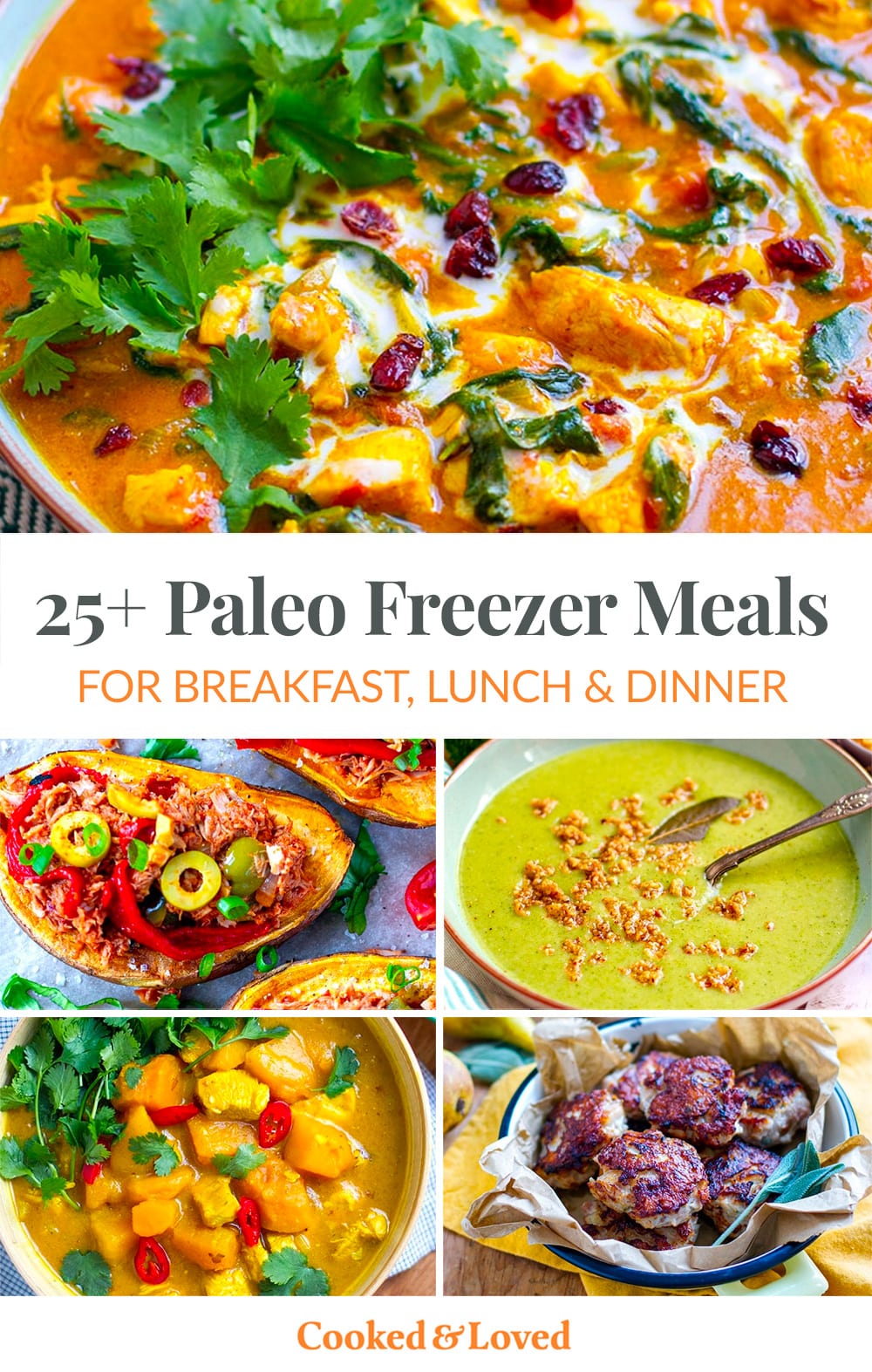 25+ Paleo Freezer Meals (Breakfast, Lunch & Dinner)