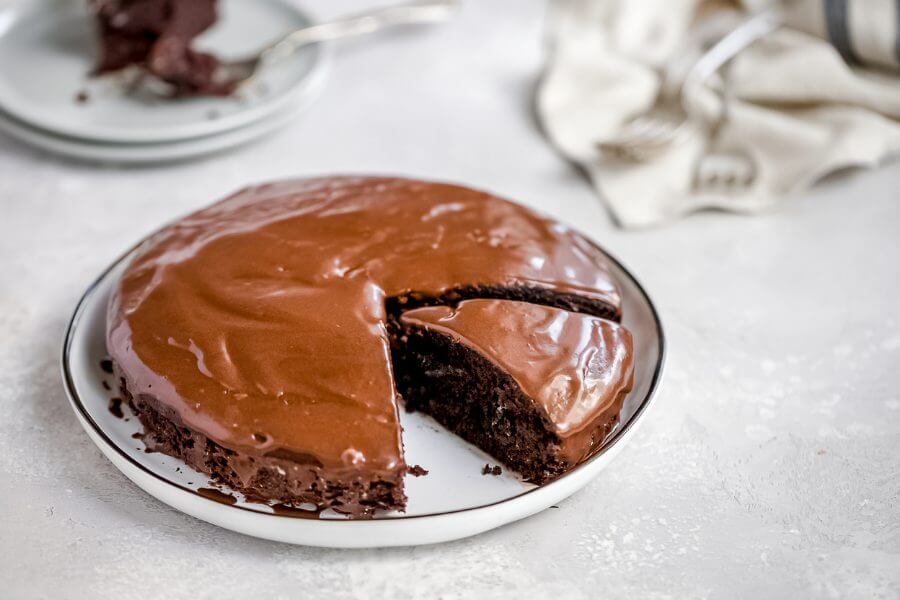 Low Carb Oven Baked Chocolate Cake