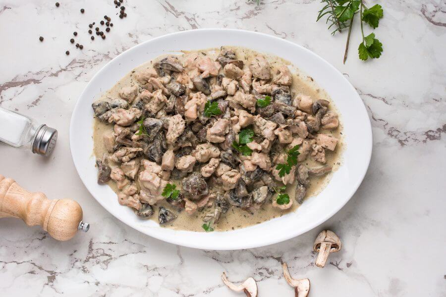 Keto Instant Pot Chicken and Mushrooms