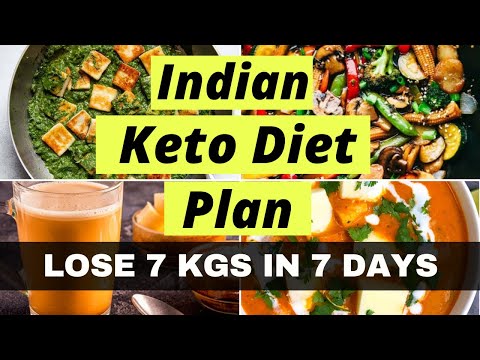 Keto Diet Plan for Weight Loss | Lose 7 Kgs in 7 Days | Indian Vegetarian Ketogenic Diet Plan