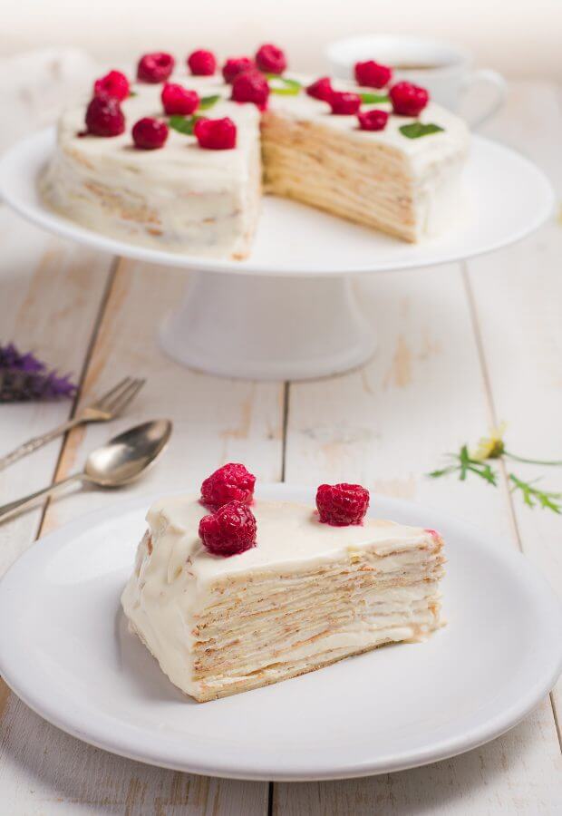 Keto Crepe Cake Long