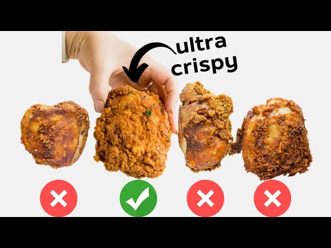 This method makes the CRISPIEST keto fried chicken