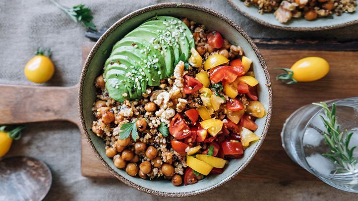 WHOLESOME QUINOA NOURISH BOWL with Asian Dressing | High Protein Vegetarian and Vegan Meal Ideas