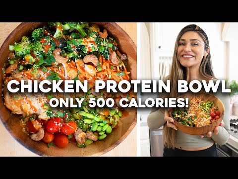 Low Calorie Chicken Bowl | Weight Loss | High Protein | Healthy | Low Carb