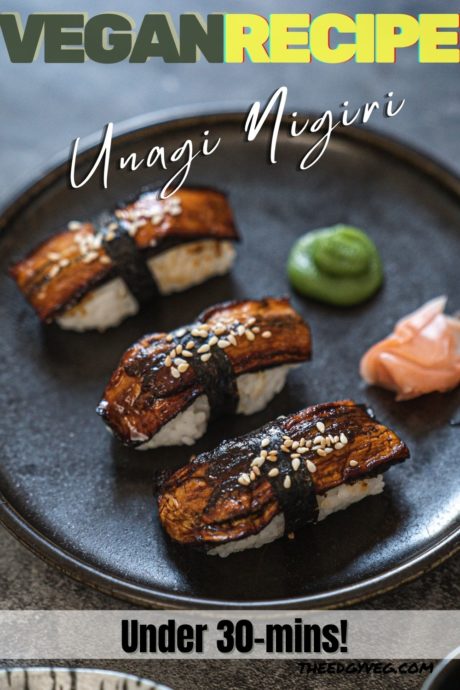 How to Make Vegan Sushi – Eggplant Unagi Nigiri