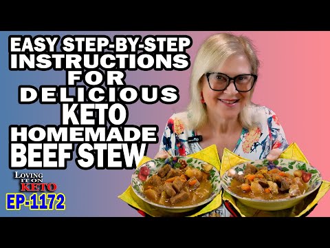 EASY STEP-BY-STEP INSTRUCTIONS FOR DELICIOUS KETO HOMEMADE BEEF STEW #keto,#beefstew,#weightloss