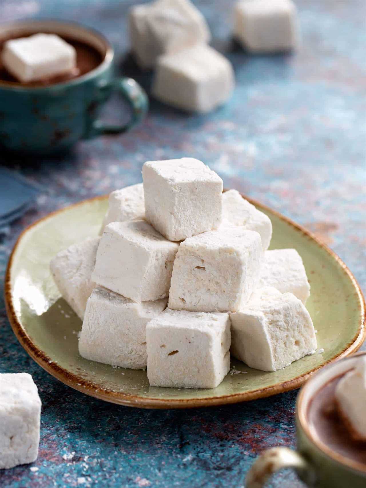 Homemade vegetarian marshmallows recipe photo