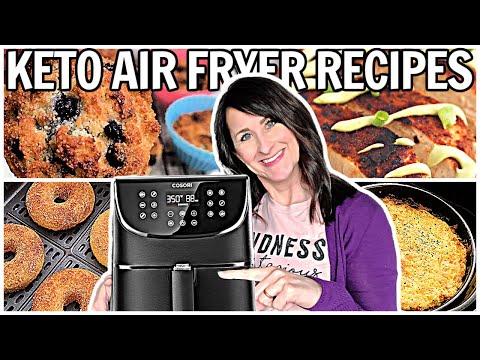 10 Keto Air Fryer Recipes - Healthy LOW CARB for ANYONE!