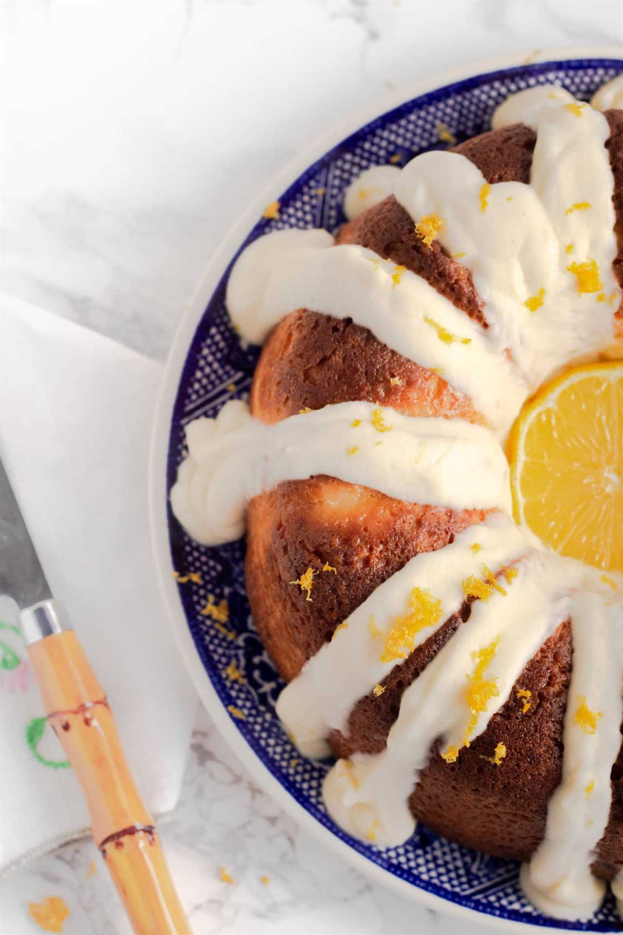 Keto Lemon Cake with Lemon Frosting