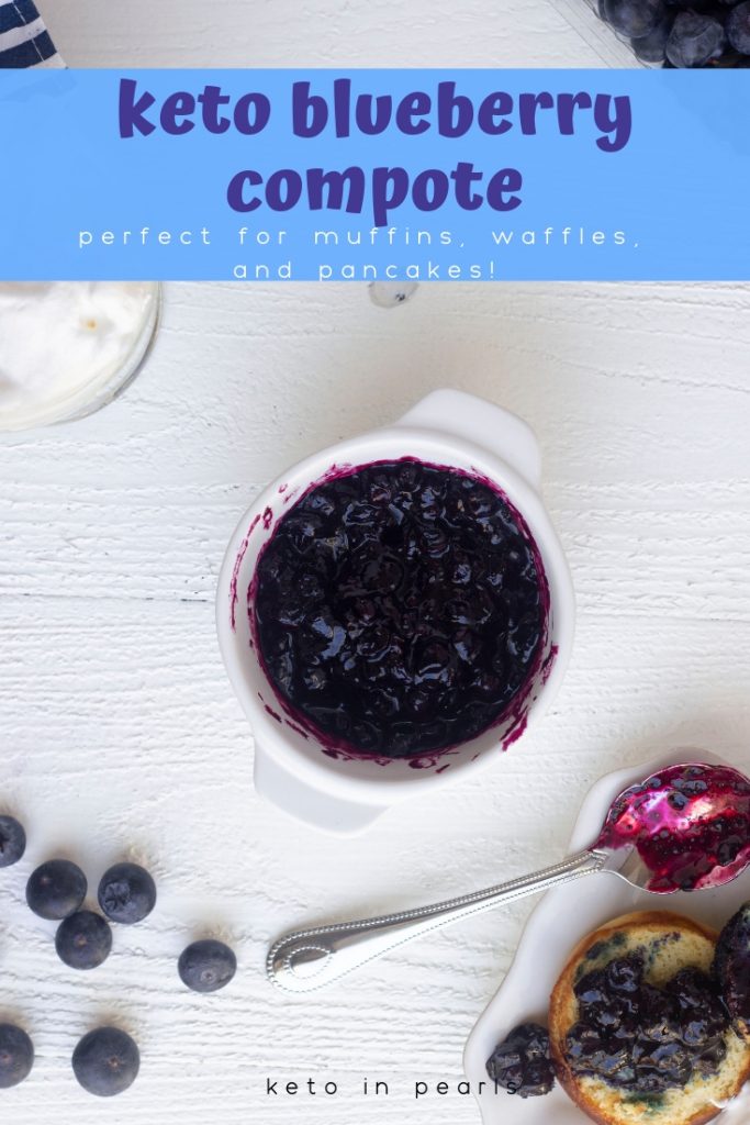 Keto Blueberry Compote (Only 3 Ingredients)