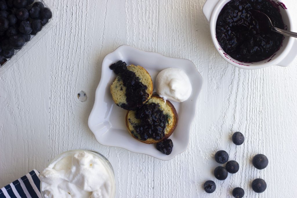 Homemade keto blueberry compote is perfect for your low carb pancakes, waffles, and muffins. Just 3 ingredients to make your own sugar free blueberry jam.