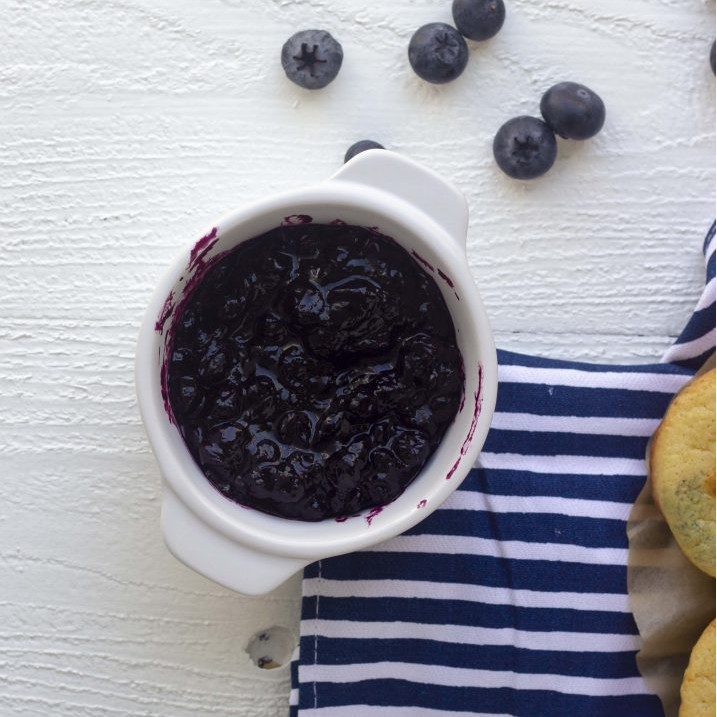 Keto Blueberry Compote (Only 3 Ingredients)