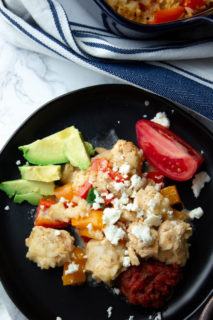 Spice up your next low carb taco Tuesday with this keto fajita casserole. A Mexican inspired keto casserole that is just 7 net carbs per serving.