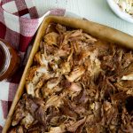 Only 5 ingredients are needed to make this easy keto pulled pork bbq. This zero carb bbq can be made in your Instant Pot or Crock-Pot.