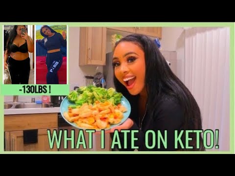 I LOST 100 POUNDS IN 4 MONTHS ON THE KETO DIET | Keto Recipes + What I Eat In A Day | Rosa Charice