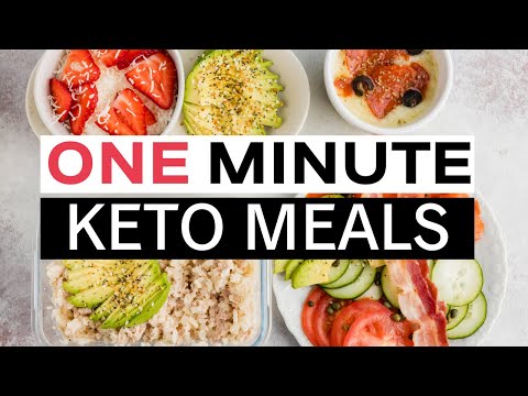 KETO MEALS Ready in 1 Minute - START TO FINISH