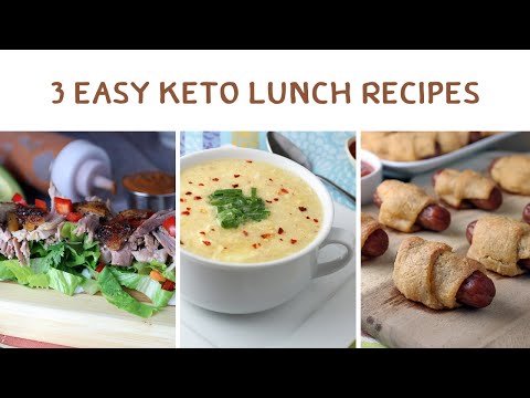 3 Delicious Keto Recipes To Make Your Lunch Healthy and Fun!