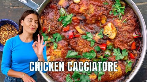 How to Make Chicken Cacciatore - The Mediterranean Dish