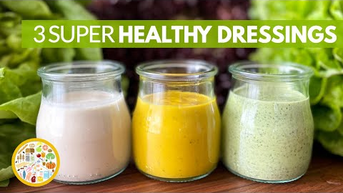 3 CLASSIC HEALTHY Mediterranean SALAD DRESSING Recipes. You'll WANT to EAT SALAD EVERYDAY!