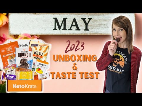 May KetoKrate Unboxing & Taste Test | PLUS A New Keto Bar!