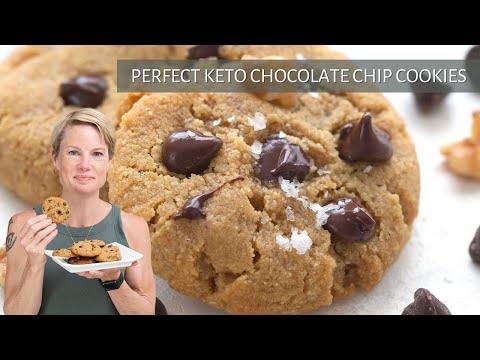 How to make PERFECT KETO Chocolate Chip Cookies | THICK and CHEWY!