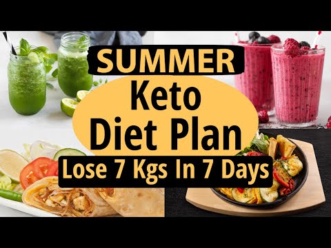 Keto Diet Plan For Extreme Fat Loss In Summers | Lose Weight Fast In Hindi | Lose 7 Kgs In 7 Days