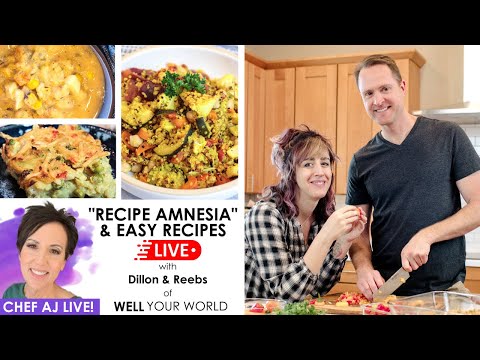 Vegan Cheesy Hash Brown Casserole, Potato Corn Chowder &  Roasted Veggie Salad with Well Your World