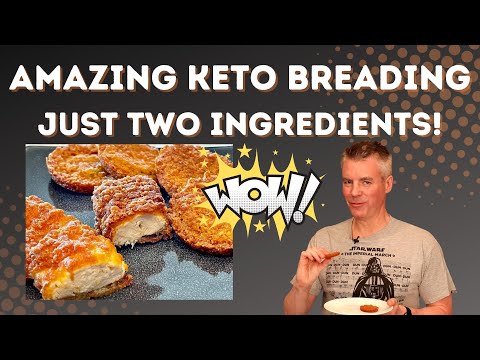 Amazingly Crisp Two Ingredient Keto Breading - The Idea Came from TikTok Pickle Chips