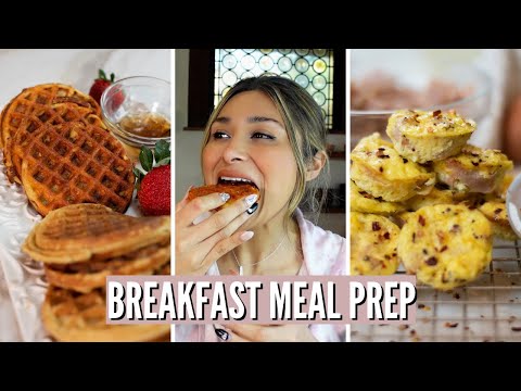 KETO BREAKFAST MEAL PREP! Keto Egg Bites & Keto Waffles! TWO EASY BREAKFAST MEALS ONLY 2 NET CARBS!