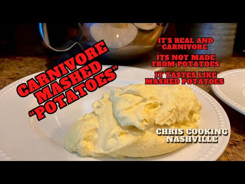 CARNIVORE Mashed Potatoes, KETO Mashed Potatoes - These Faux-tatoes Are Beyond GOOD!