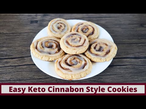 Easy Keto Cinnabon Style Cookie (Nut Free and Gluten Free)