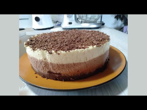 Keto Triple Chocolate Mousse Cake Recipe 7.5g Net Carbs