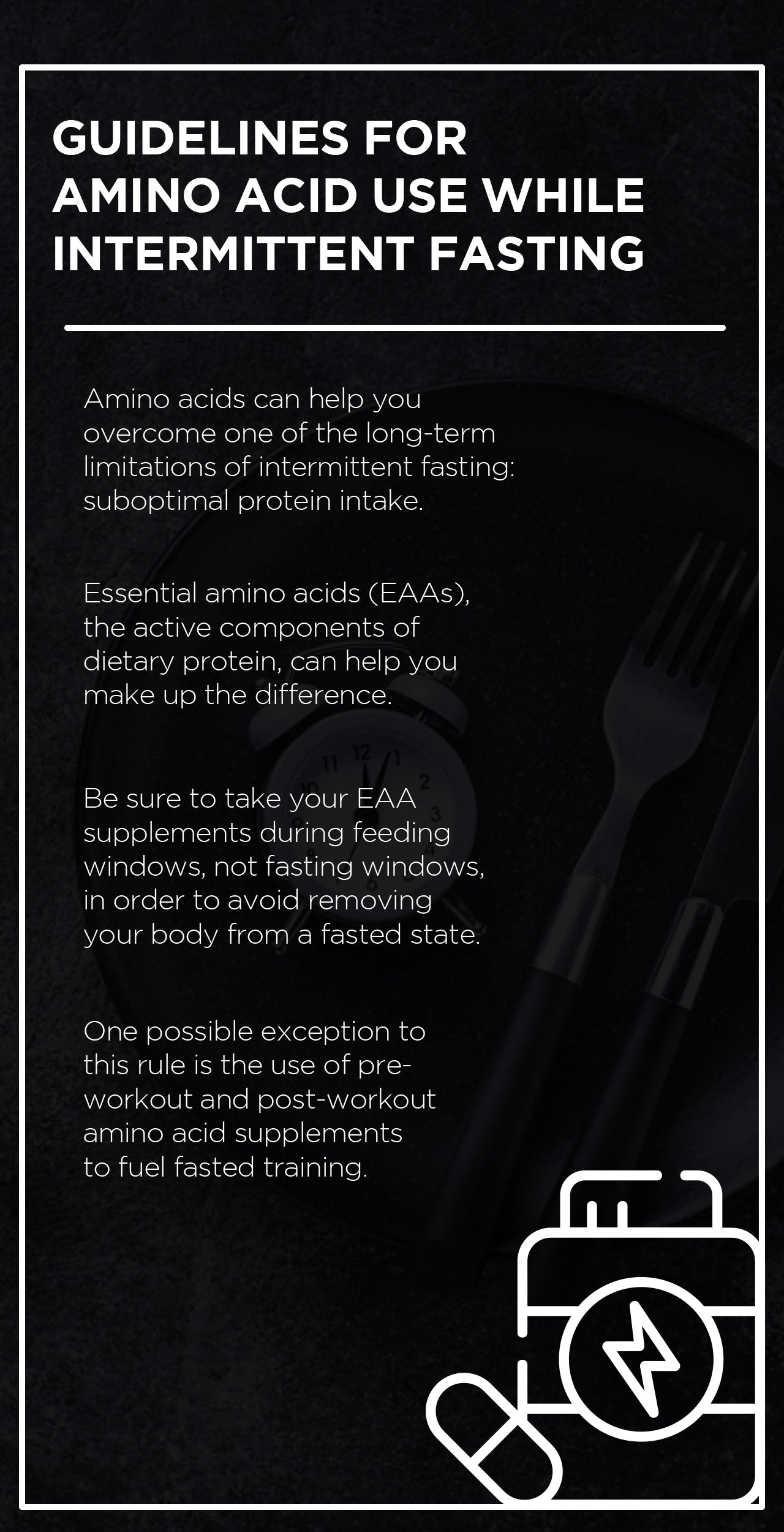 Intermittent fasting and protein intake