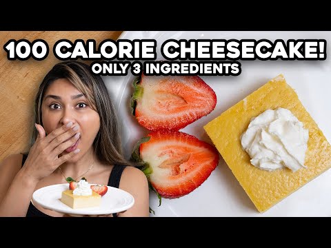 Creamy Cheesecake with Only 3 Ingredients! I Low Calorie | High Protein | Weight Loss