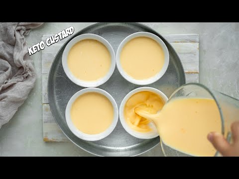 3 Ingredient Keto Custard | Very Easy and Delicious Dessert