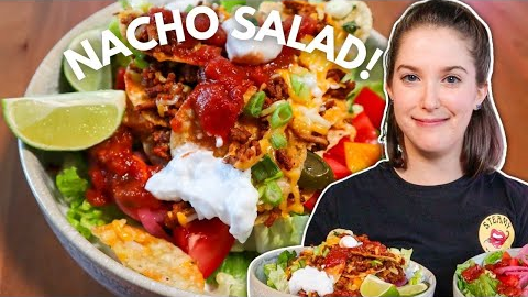 NACHO SALAD! Budget-friendly vegan recipe 🌱