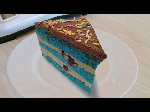 Keto Cookie Dough 3 Layer Cake Recipe 7.6g Net Carbs