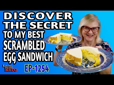 Discover the Secret to My Best Scrambled Egg Sandwich #eggfast,#highproteinbread,#weightloss,