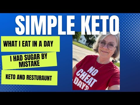 What I Eat In A Day Vlog / Keto Dinner Out / I had sugar by mistake! Lol