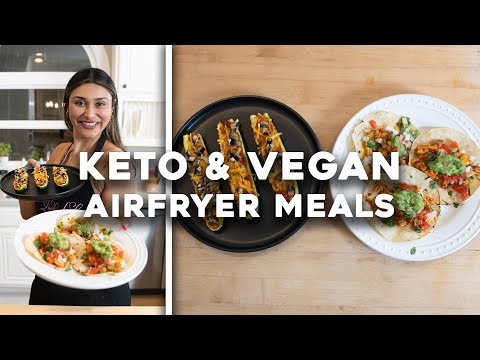 KETO Meals without Dairy/Meat I Vegan | Healthy | Airfryer