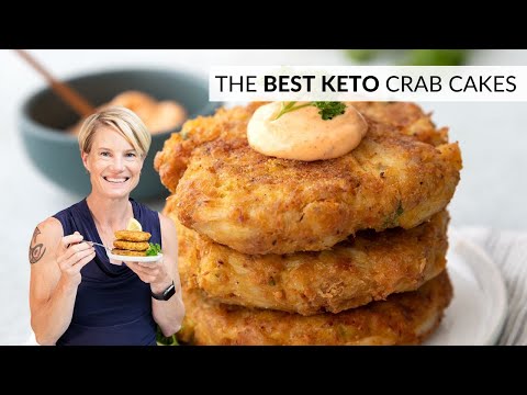 Perfect KETO CRAB CAKES - grain-free and crispy!