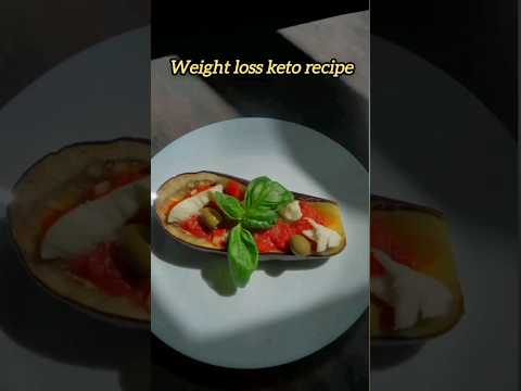 Weight loss keto recipe 🍆😋#food #viral #shorts