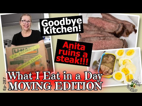 What I Eat In a Day When Moving! How to Ruin a Perfectly Good Steak!