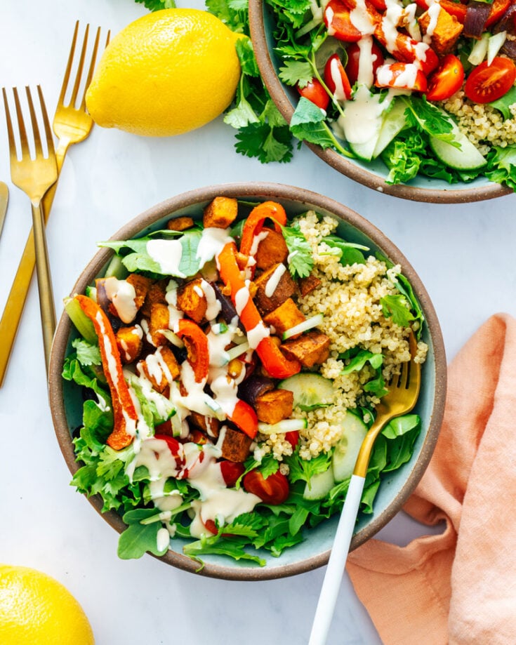 Easy Steak Taco Salad Bowl