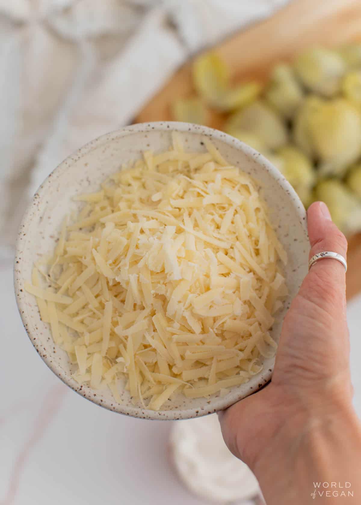 shredded vegan cheese