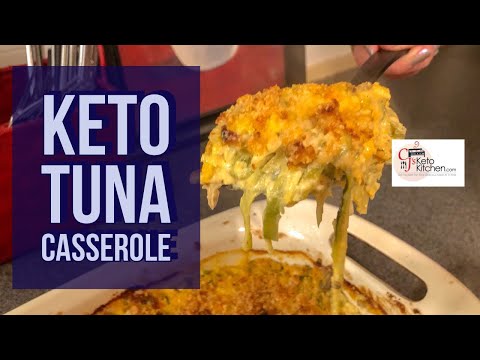 Keto Tuna Casserole #KETORECIPES #KETOWEIGHTLOSS #LOWCARBRECIPES #KETOCASSEROLES #KETOLIFESYTLE