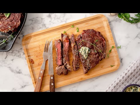 Keto Chuck Eye Steak With Herb Butter Recipe | Quick, Easy & Delicious Steak Dinner at Home 🥩