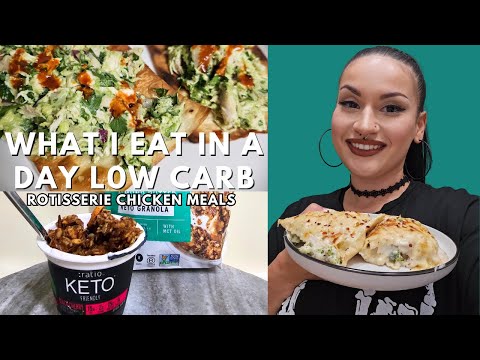 What I Eat In A Day Low Carb | Rotisserie Chicken Meals