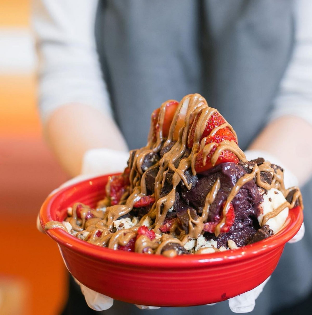 An acai bowl from Carioca Bowls in Portland.