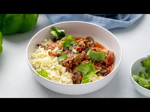 Keto Italian Cacciatore Chicken [Slow-Cooker Recipe]